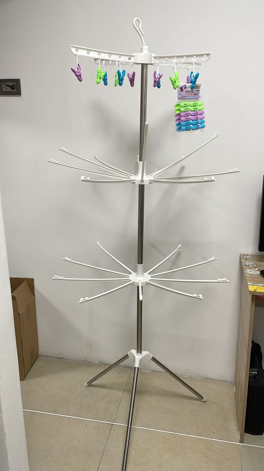 Miniatura 2 de Tendedero Multifunción y perchero 4 nvel